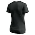 thumbnail image 3 of Women's Black Tampa Bay Rays Core Wahconah V-Neck T-Shirt, 3 of 3