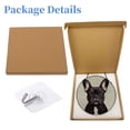 thumbnail image 5 of French Bulldog Stained Glass Suncatcher Colored Handmade Window Hangings Glass Suncatcher Crafts Kits for Indoor Garden Christmas Decor and Memorial 16x16cm(1), 5 of 7