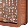 thumbnail image 3 of Wooden Money Box with Money Target and Numbers with Counter Crafts Portable Storage Case Money Saving Box for Adults Child, 10000 Dollar, 3 of 7