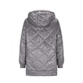 thumbnail image 5 of Womens Sherpa Fleece Lined Jacket Trendy Quilted Zip Up Hooded Winter Warm Parka Coat Outwear with Pockets, 5 of 8