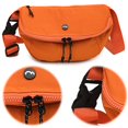 thumbnail image 4 of Riñonera para Mujer Y Hombre Con Correa Ajustable Nailon Sólido El Pecho () Naranja, 4 of 4