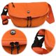 thumbnail image 5 of Riñonera para Mujer Y Hombre Con Correa Ajustable Nailon Sólido El Pecho () Naranja, 5 of 8