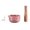 Pink, variant on Ceramic Garlic Grater and Stripper Bowl, 2-in-1 Handmade Pottery with Cat Design, for Ginger Nutmeg and Herbs(Blue)