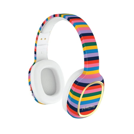 Packed Party  Stripe It Rich  Bluetooth Wireless Headphones, assorted colors and prints 
