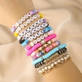 thumbnail image 3 of Juego de 14 pulseras de arcilla polimérica suave con diseño de rebanadas de colores variados de Taylor Swift, pulsera con diseño de abanico de Taylor Swift, joyería de cerámica suave para regalo, 3 of 5