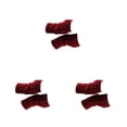 thumbnail image 1 of ZLight 1 Pair Fingerless Mittens Fashionable Simple Knitting Craft Clothes Accessory for Decoration Keeping-warm Wear Wine red 3Set, 1 of 6