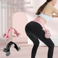 thumbnail image 2 of Pebbuoy Exercise Hip Thrust Belt Dumbbells Kettlebells Hip Thrust Band Anti-Slip Portable Home Gym Men Women Glute Bridge Butt Workout Strap Fitness Equipment, 2 of 6