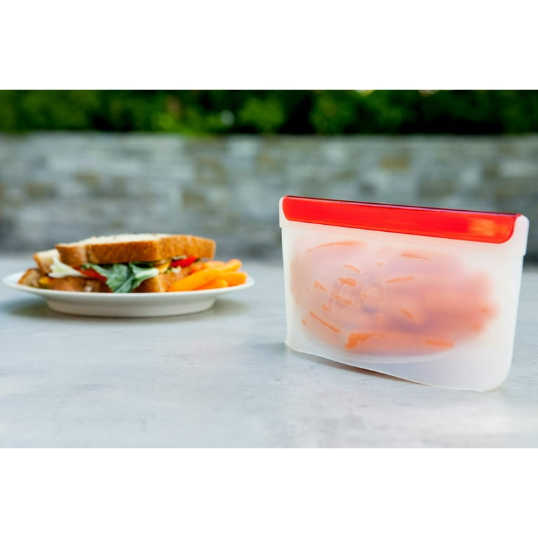 Honest Goods 7-Piece Silicone Food Storage Bags (Assorted Colors)