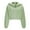 12-Light Green, variant on ,Loose Fit Cropped Sweatshirts for Women,Womens Plus Size Crew Neck Casual Trendy Long Sleeve Solid Pullover Blue M