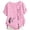 Pink, variant on Gaexia Versatile Girls Summer Tee With Cute Graphic Print Short Sleeve Round Neck Top For Girls Clothes (Light Purple,9-10 Years)