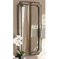 thumbnail image 2 of Baxton Studio RXW-8003 Romina Art Deco Antique Silver Finished Accent Wall Mirror, 2 of 2