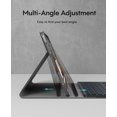 thumbnail image 6 of Detachable Backlit Keyboard Case w/Trackpad for iPad Air 11" M2/M3/M4, Air 4/5 Gen，Black, 6 of 8