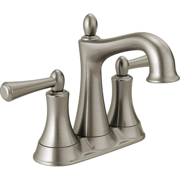 Delta 25774LF-SP Rila 4" Centerset 2-Handle Bathroom Faucet - Brushed Nickel