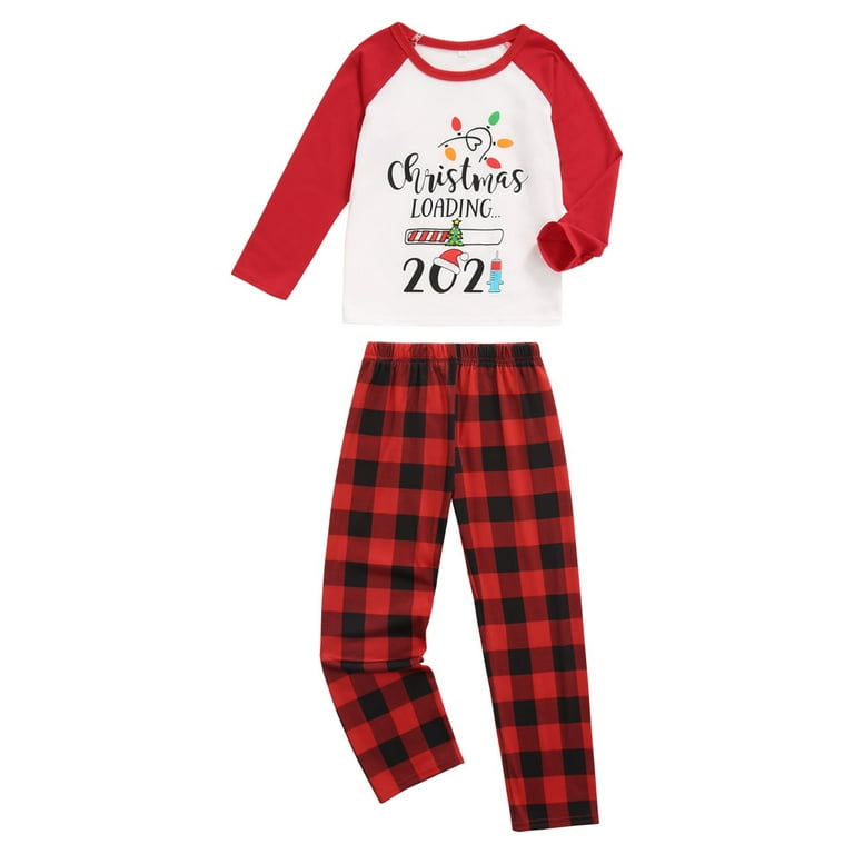 Canis Holiday Christmas Family Pajamas Matching Set Moose Xmas Pjs