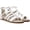 White, variant on LifeStride Womens Rally Faux Leather Ankle Strap Huarache Sandals
