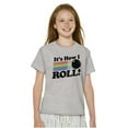 thumbnail image 4 of How I Roll Funny Bowling Ball Pun Crewneck T Shirts Boy Girl Teen Brisco Brands L, 4 of 6