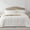 02beige-Full (82''*86''), variant on White Queen Comforter Set - 3 Pieces Seersucker Lightweight Bedding Sets (1 Soft Fluffy & 2 Pillowcases) All Seasons Cozy Modern Bed