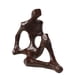 thumbnail image 5 of Estatua de pensador abstracto de resina, adorno de mesa, escultura, figura, estatua para mesa de comedor, Bar, estudio, decoración de sala de estar Marrón, 5 of 8