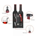 thumbnail image 5 of Kato 5-Piece Wine Accessory Set with Corkscrew & Foil Cutter Knife - Bottle Opener Kit for Wedding, Birthday Gifts (Red Gift Box), 5 of 7