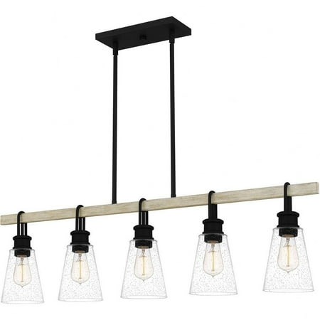 

Farmhouse Five Light Chandelier in Earth Black Finish Bailey Street Home 71-Bel-4618474