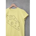 thumbnail image 5 of Halloween Swiss Cheese Food Costume Women's Juniors Soft T Shirt, 5 of 5