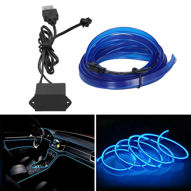 Luz Ambiental del Automóvil, Luz Interior del Automóvil 3 metros / 9.8 Pies para el Automóvil