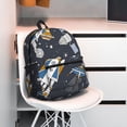 thumbnail image 5 of Pofeuu Space Cars Print Laptop Backpack Travel Canvas Backpack for School Lightweight and Comfortable Backpack College Backpack Schoolbag, 5 of 6