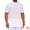 White, variant on DARING DIVA Men's Waffle Short Sleeve Crew Neck Solid Knitted T-Shirt M Black