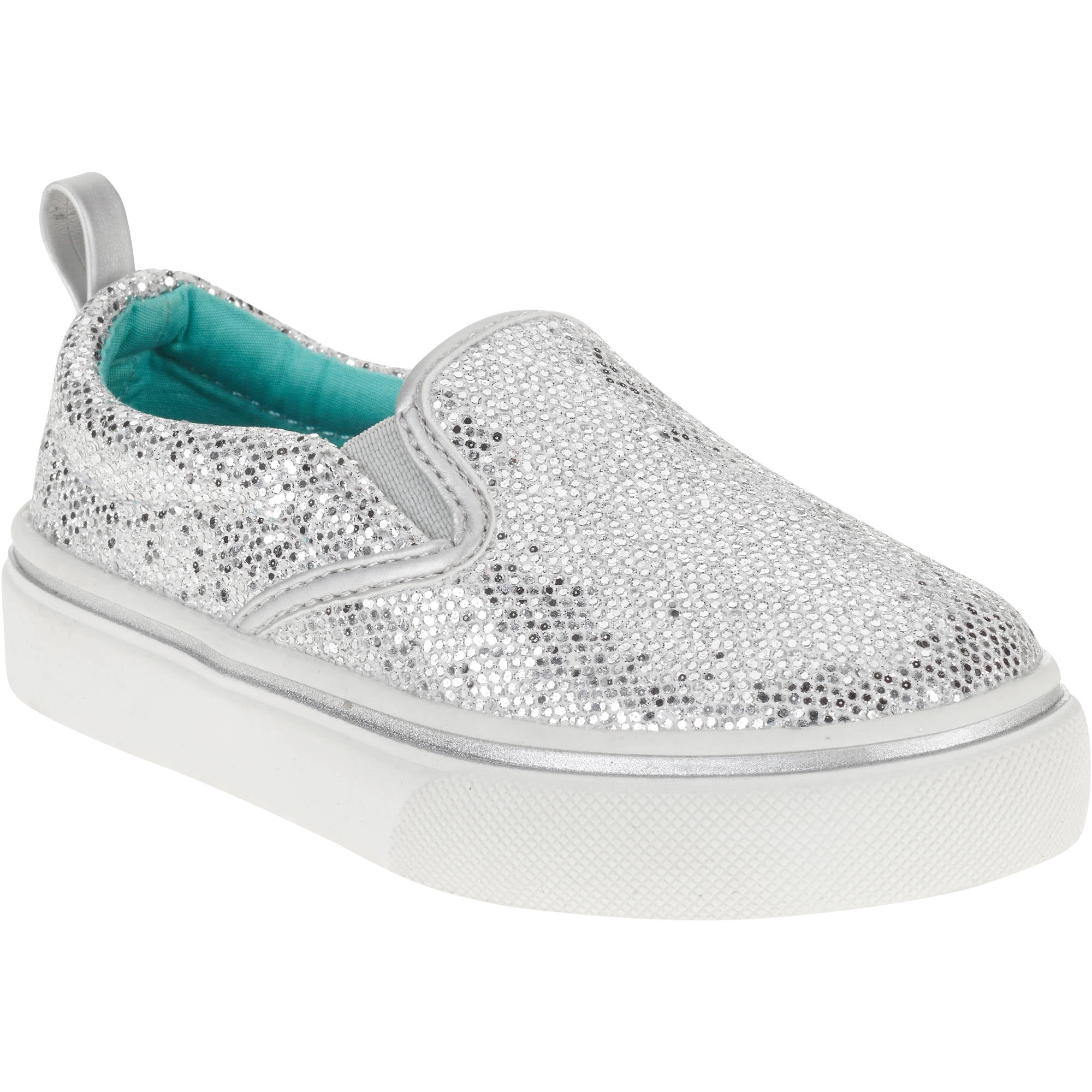 glitter slip on shoes girls