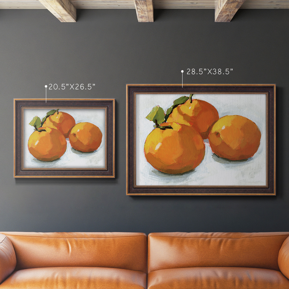 Citrus Grouping I Premium Framed Canvas- Ready to Hang