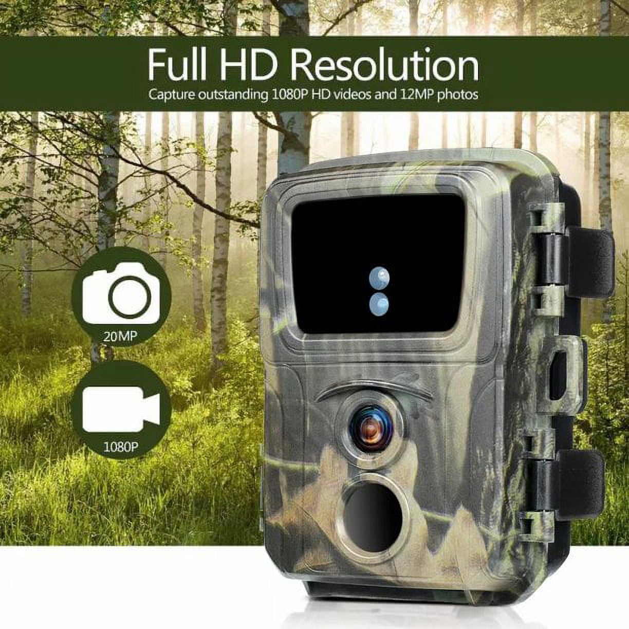 SuntekCam Hunting Trail Monitors, 4 Pack, 32GB SD, 20MP, 1080P, Night Vision, Waterproof, MINI600