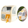 thumbnail image 3 of Mochila Portátil jinwen para Transporte de Viaje de gato Portador de gato transparente, 3 of 8