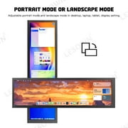 LESOWN 8.8 Inch Stretched Bar LCD Display IPS 1920x480 Mini HDMI Monitor for HD PC Laptop Computer Secondary Screen Temperature Windows Aida64 CPU GPU Monitoring