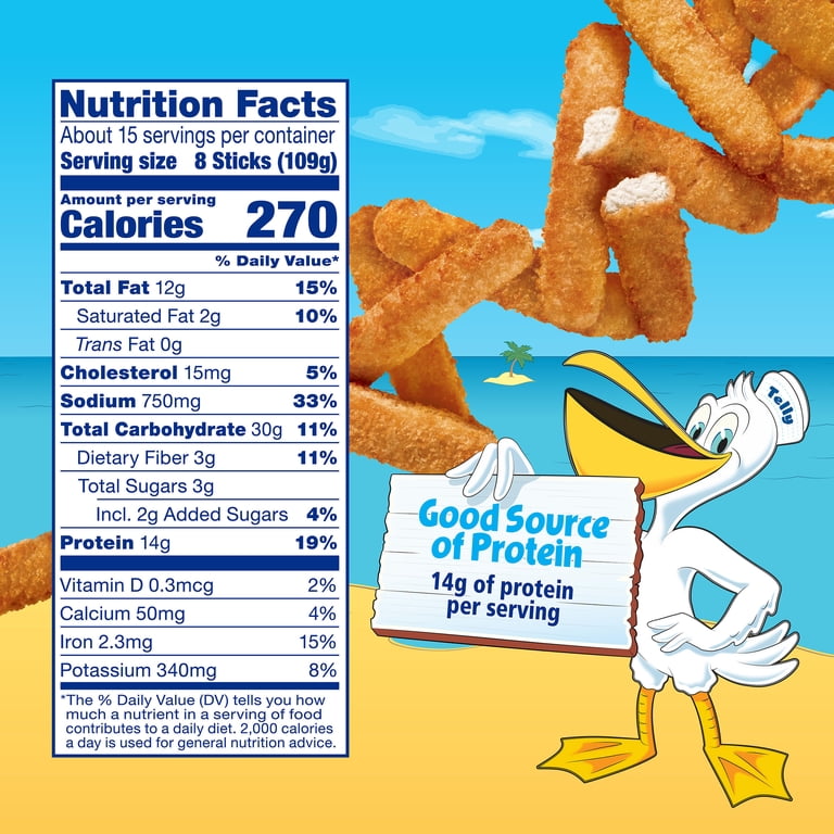 blue fish kento box fish calories Van de Kamp's Beer Battered 100% Whole Fillets, Frozen, 19.1 oz 10 ct : Grocery & Gourmet Food sea salt Menu