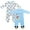 Mickey Stripe Grey, variant on Disney Toy Story Baby Boys' 2-Pack Footed One-Piece Sleep N' Play Grey White