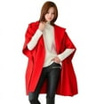 thumbnail image 1 of Women Woolen Cape Poncho Coat Cloak Open Front Cardigan Jacket Outwear, 1 of 3