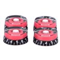 thumbnail image 1 of 4Pcs Electric Guitar Knob Set Guitar Volume Tone Control Knob Replacement Acrylic Electric Guitar Parts For, 1 of 8
