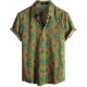 thumbnail image 3 of Camisas casuales hawaianas con estampado floral 3D para hombre, camisas de playa tropicales de manga corta con botones para hombre, camisas de manga masculina, 3 of 5