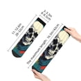thumbnail image 4 of Pofeuu Modern Hip-Hop Skull Print 30cm Socks, Adult Running Hiking Socks for Youth and Adult, 4 of 7