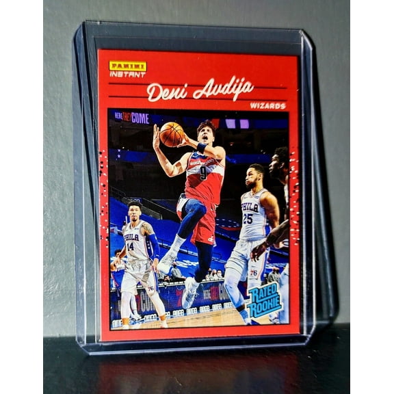 Deni Avdija 2020-2021 Panini NBA Instant #9 Rated Rookie Retro Card 1/3558