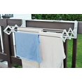 thumbnail image 3 of Smart Dryer XCE0035 Clothes Line  Ladder Mount; Telescopic; 31-1/2 Inch Length x 14 Inch Depth x 7-3/4 Inch Height; Stainless Steel; With Installation Kit, 3 of 5