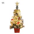 thumbnail image 2 of 1 Set LED Beautiful Handmade Mini Christmas Tree Aesthetic Elegant PVC Christmas Tree Model for Home, 2 of 9