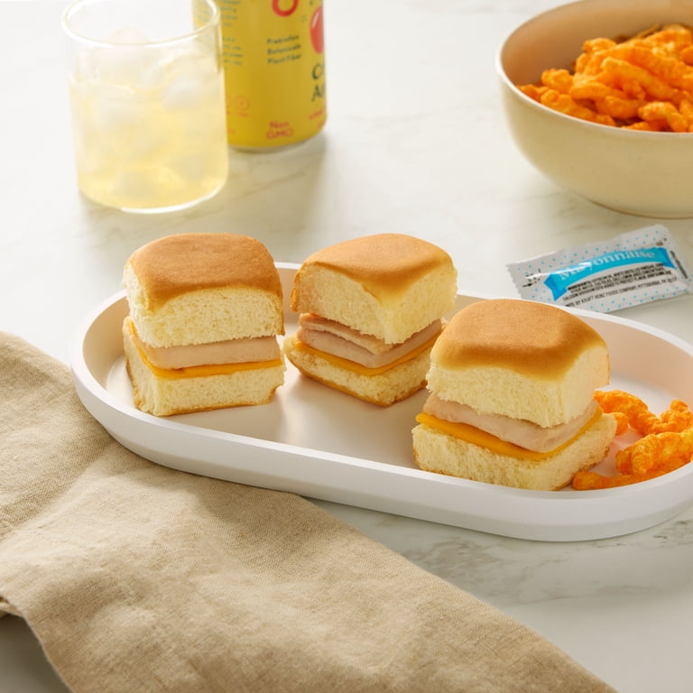 Taylor Farms Turkey & Cheddar Sandwich Sliders, 3 Count, 5.57 oz