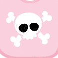 thumbnail image 4 of Inktastic Skull Design Boys or Girls Baby Bib, 4 of 4