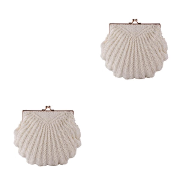 Bolso de mano Minnieouse de noche duradero y atemporal para bodas Beige 2Conjunto