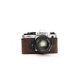 thumbnail image 1 of Nikon FM3A Case, BolinUS Handmade Genuine Real Leather Half Camera Case Bag Cover for Nikon FM3A Camera with Hand Strap (Coffee), 1 of 3