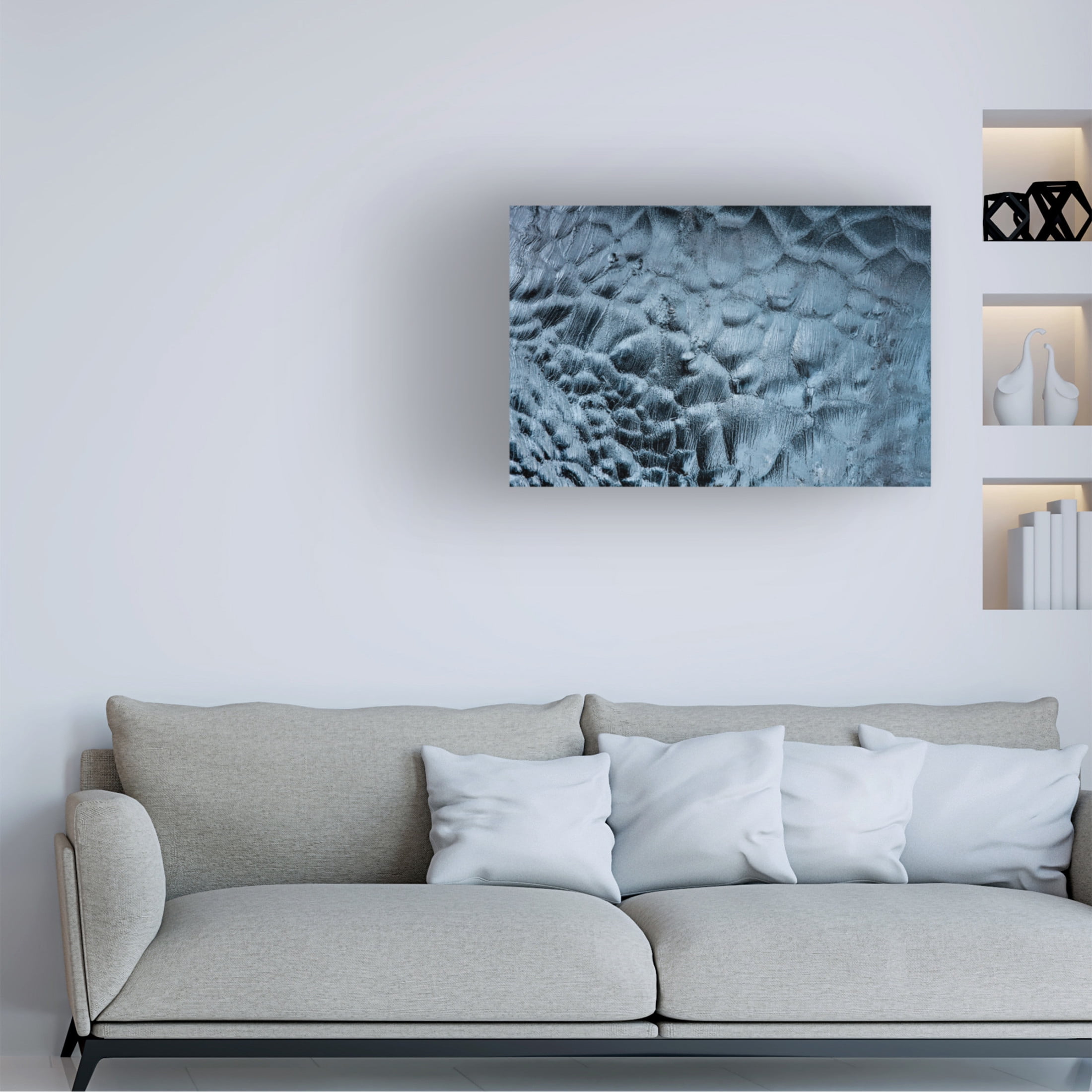 Trademark Fine Art Luigi Ruoppolo Ice Textures Canvas Wall Art