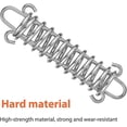thumbnail image 3 of hebillas de resorte para tienda de campaña, tensor de cuerda de acero inoxidable a prueba de viento, hebilla de gancho fijo para toldo, hebilla fija para tienda de campaña portátil, juego de hebillas, 3 of 5