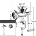 thumbnail image 5 of IFCOW Manual Meat Grinder,Heavy Duty Hand Operated Mincer,Food Kitchen Maker Machine,Sausage Maker Stuffer, Make Homemade Burger Patties, Ground Beef and More, Easy to Use, 5 of 15