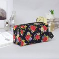 thumbnail image 6 of Uemuo Red Rose Flower Pattern Portable Toiletry Bags with Handle, Waterproof travel Make up Bags for Women, Large Capacity Travel Cosmetic Bags, 6 of 9